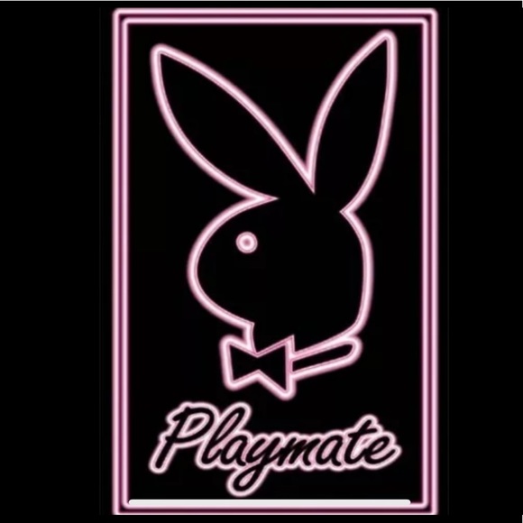 PLAYBOY Other - Playboy bunny poster art neon sign look pink black playmate vintage y2k wall